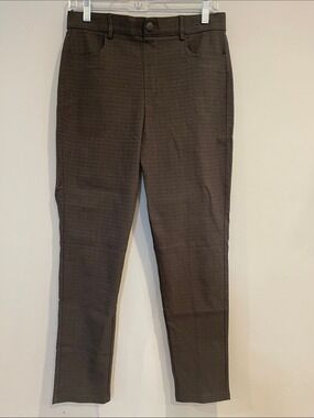 NWT Mario Serrani Green Textured Pull-On Pants Size M (waist 30”)